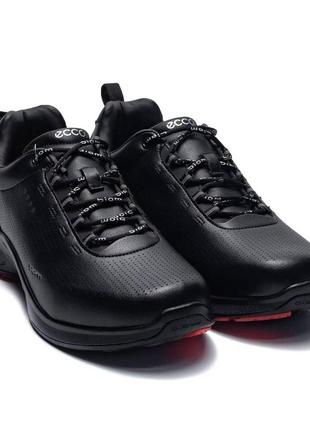 Мужские кожаные кроссовки е-series, мужские кожаные туфли черные, кеды повседневные. мужская обувь2 фото