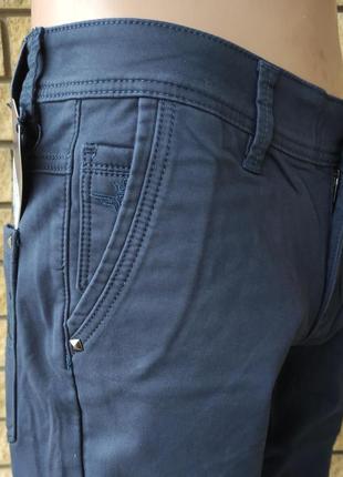 Теплые зимние джинсы, брюки унисекс на флисе стрейчевые fangsida, турция5 фото