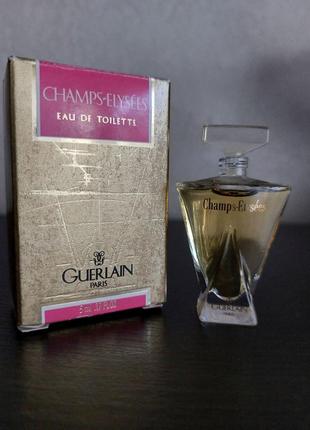 Champs elysees guerlain парфюм, винтажная миниатюра, оригинал, vintage2 фото