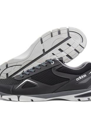 Мужские летние кроссовки сетка adidas tech flex, кеды текстильные повседневные адидас черные. мужская обувь4 фото