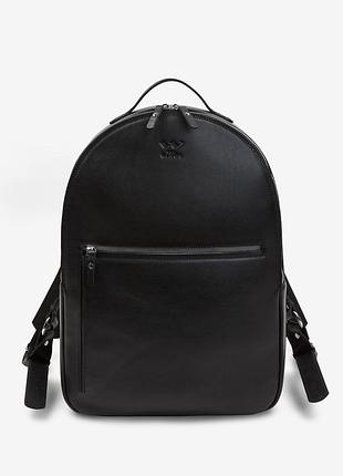 Рюкзак шкіряний чорний groove l