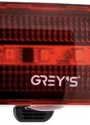 Ліхтарик на велосипед grey's 5хleds задній вологовідштовхувальний корпус