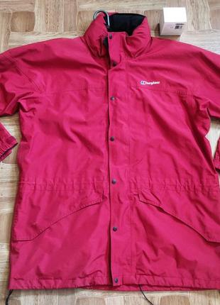 Куртка вітровка berghaus gore-tex red