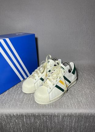 Кожаные оригинальные кроссовки adidas superstar2 фото