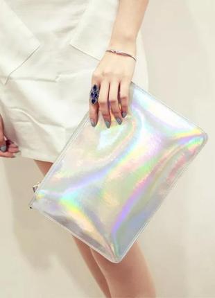 Супер стильный галлографический клатч для вечеринок