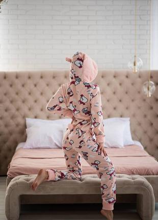 Пижама пожама, комбинезон с карманом на попе7 фото