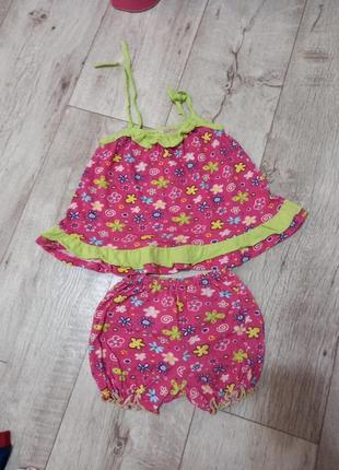 Комплект костюмчик майка трусики