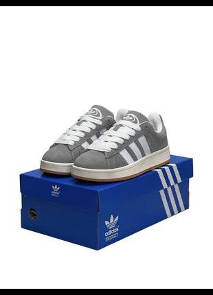 Adidas originals campus grey white gum