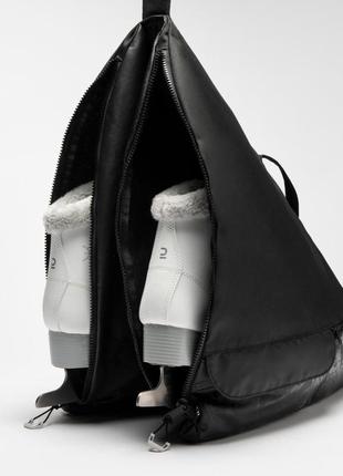 Сумка чехол для коньков oxelo skatok 25 л (от 42 до 47 размера) черный