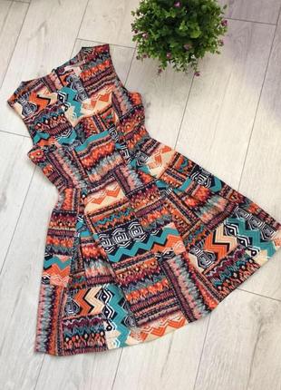 Роскошное платье в принт forever 21