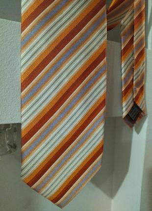 Шовкова яскрава краватка , renato cavalli5 фото