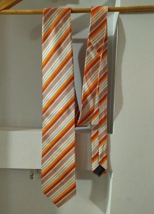 Шовкова яскрава краватка , renato cavalli6 фото