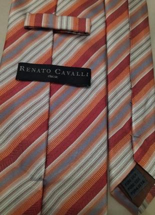 Шовкова яскрава краватка , renato cavalli8 фото