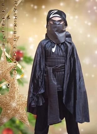 Костюм маска zorro карнавальный костюм  128/134/140
