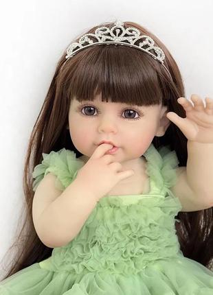 Силіконова колекційна лялька реборн reborn дівчинка моніка1 фото
