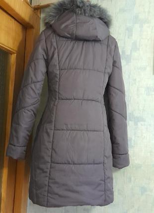 Пальто тепле  з капюшоном ( натур. хутро)  new fashion  р. 462 фото
