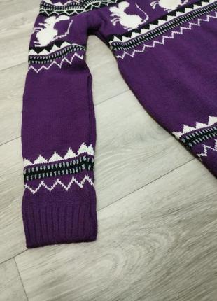Жакардовый свитер женский теплый свитер5 фото