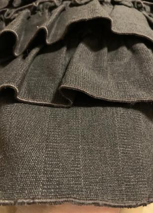 Gas женская мини юбка с рюшами (l-размер)7 фото