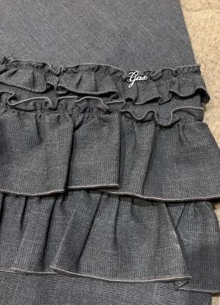 Gas женская мини юбка с рюшами (l-размер)8 фото