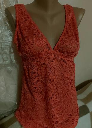 Майка гипюр