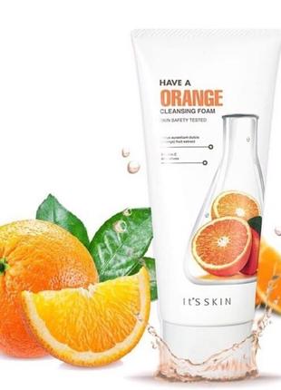 Пенка для умывания с экстрактом апельсина it's skin orange