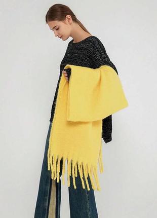 Яркий теплый шарф крутого качества,базовый шарф3 фото
