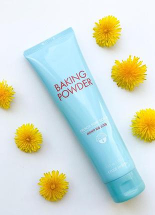 Скраб для особи з содою etude house baking powder crunch pore scrub 200 мл