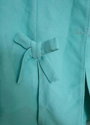 Шикарный пиджак цвет tiffany3 фото