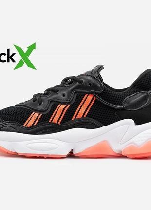 Жіночі кросівки adidas ozweego black/red