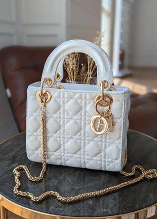 Жіноча сумка lady dior mini люкс якість1 фото