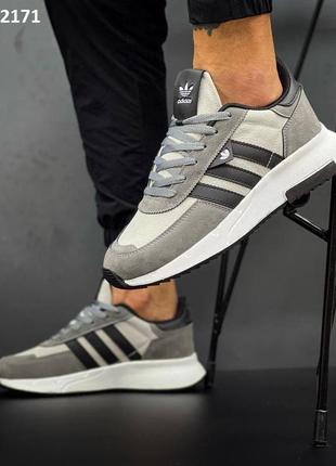 Мужские кроссовки adidas (сірі)