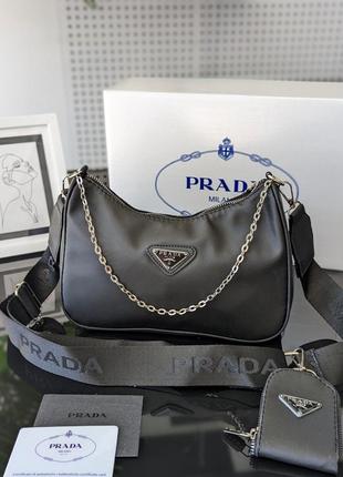 Женская сумка prada классическая топ качество