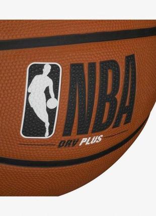 Мяч баскетбольный wilson nba drv plus 275 size 5 коричневый (wtb9200xb05 5)2 фото