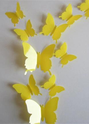 Метелики для декорацій, наклейки метелика для декоративних метеликів на стіну2 фото
