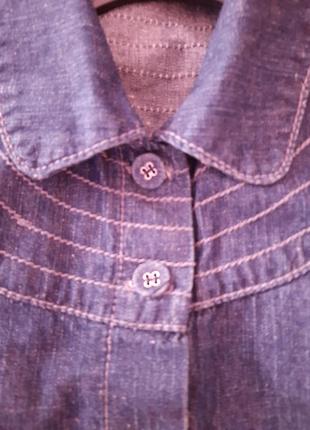 Замечательный джинсовый  кардиган на рост 116-1284 фото