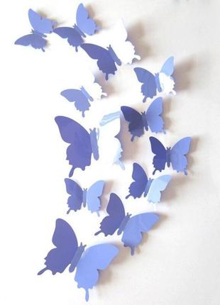 Бабочки для декора помещений, наклейки бабочки для декора помещений, декоративные бабочки на стену3 фото