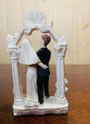 Статуетка нареченого і нареченої. пара3 фото