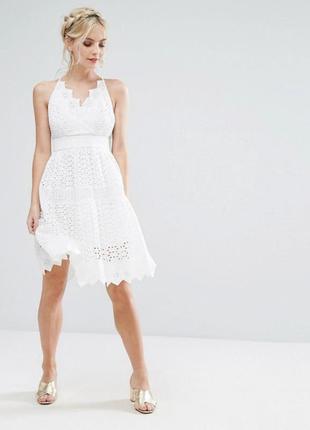 Красивое ажурное платье