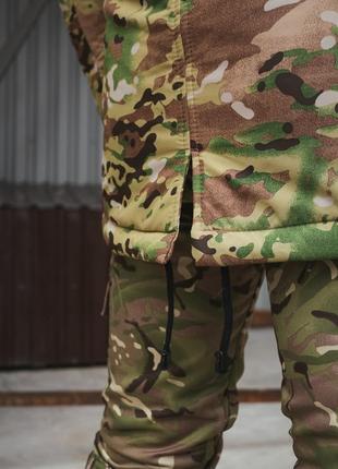 Військова зимова парка з капюшоном куртка зсу -20 військова тепла камуфляжна куртка мультикам8 фото