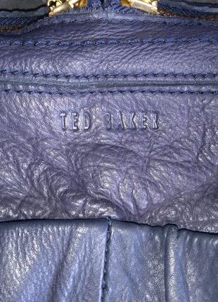 Ted baker оригинальная классная большая сумка натуральная кожа4 фото