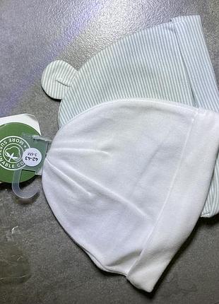 Детские шапочки 42-43 (3-6 м) и 40-41 (2-3 м) c&amp;a