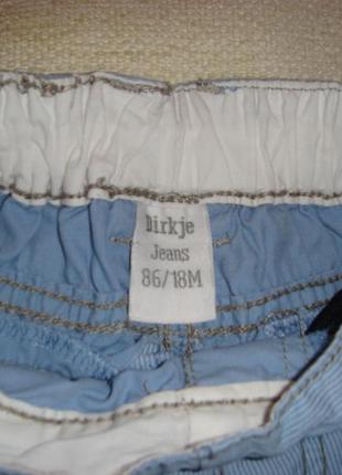 Джинси, штани на дівчинку хлопчика, 86 см, штани блакитні, 1,5 року, 18 місяців4 фото