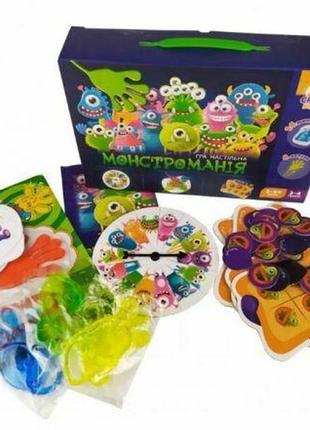 Настільна гра з ліпунов "монстроманія" (укр) комбінований різнобарв'я
