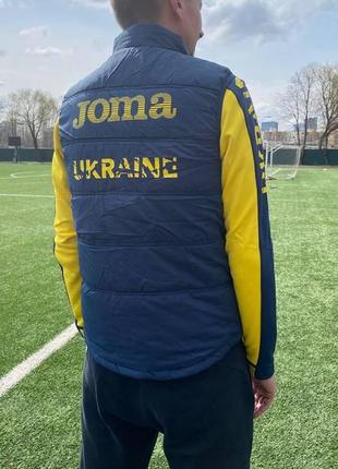 Жилетка спортивная сборной украины уаф (ффу) joma2 фото