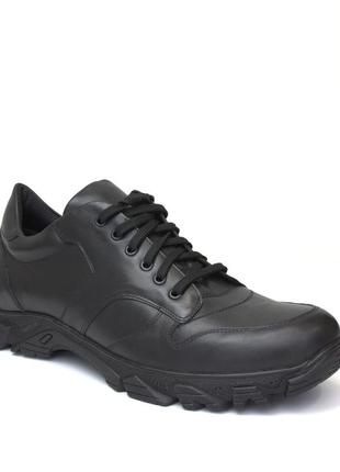 Шкіряні кросівки демісезонне чоловіче взуття з протектором rosso avangard rebaka tacti