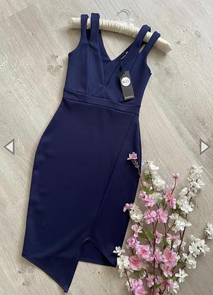 Облягающе вечірнє плаття, сукня з глибоким декольте,2 фото