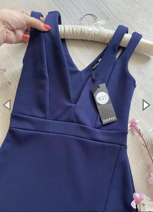 Облягающе вечірнє плаття, сукня з глибоким декольте,6 фото