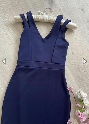 Облягающе вечірнє плаття, сукня з глибоким декольте,7 фото