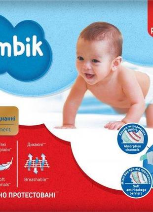 Bambik підгузки дитячі одноразові medium (4) maxi (7-18 кг) по 36 шт/уп