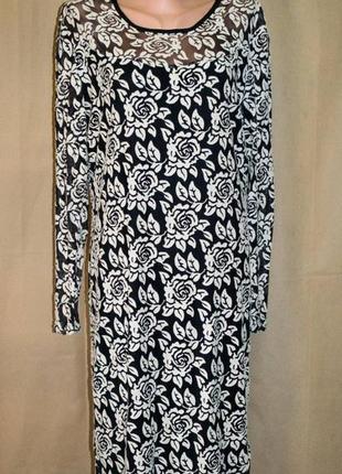 Платье из сеточки